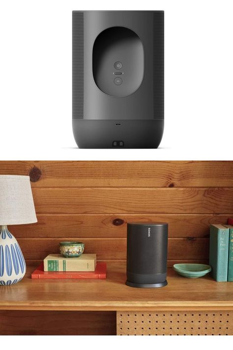 Sonos Move - Battery-powered Smart Speaker, Wi-Fi and Bluetooth with Alexa built-in - Black​​​​​​​ Portable Bluetooth Speakers, Smart Speaker, Bluetooth Speakers Portable, Bluetooth Speakers, Wi Fi, Bluetooth Speaker, Speaker, Built In, Free Delivery