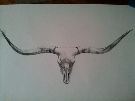 Longhorn skull drawing New clock? Long Horn Skull Drawing, Longhorn Skull Tattoo, Wanderlust Tattoos, Tattoos Cartoon, Dreamcatcher Tattoos, Fantasy Tattoo, Long Horn, Music Tattoos, Skull Drawing