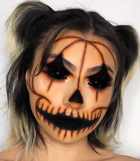 Makeup Horor, Halloween Makeup Clown, Halloweenský Makeup, Uhyggelig Halloween, Holloween Makeup, Creepy Halloween Makeup, Cute Halloween Makeup, Halloween Beauty, Halloween Makeup Diy