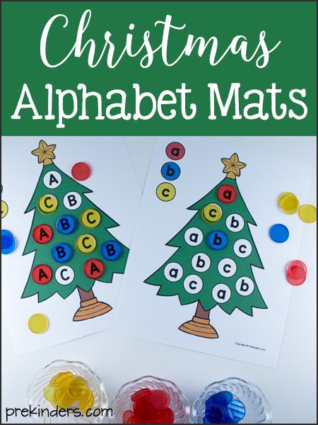 Christmas alphabet mats Christmas Tree Mat, Preschool Christmas Activities, Christmas Units, Christmas Centers, Christmas Teaching, Preschool Christmas Crafts, Christmas Week, Christmas Kindergarten, Christmas Alphabet