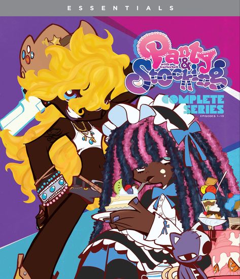 Panty And Stocking Black Pfp, Paswg Black Edit, Paswg Wallpaper, Panty And Stocking Pfp, Paswg Pfp, Blasian Edit, Poc Pfps, Blasian Edits, Poc Anime