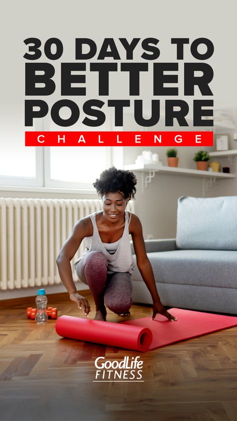 30 Day Posture Challenge, Stretch Challenge 30 Day, 30 Day Stretching Challenge, 30 Day Core Challenge, Posture Challenge, Stretch Challenge, 30 Day Challange, Fix Bad Posture, Posture Correction Exercises