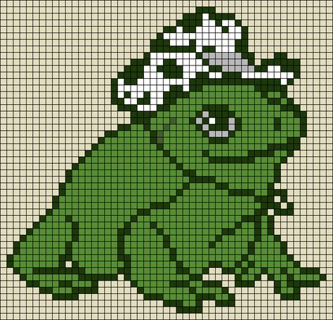 Alpha pattern #72130 | BraceletBook Frog And Toad Alpha Pattern, Dinosaur Alpha Pattern, Crochet Pixel Grid Pattern, Cute Frog Pixel Art, Frog Alpha Pattern, Crochet Pixel Pattern Easy, Pixel Crochet Pattern Free, Frog Pixel Art, Cute Alpha Patterns