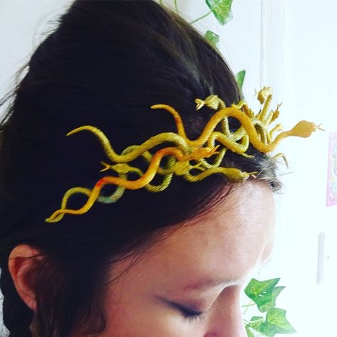 Medusa Goddess, Snake Headband, Snake Crown, Medusa Headpiece, Fox Headband, Goddess Twist, Medusa Snake, Headband Costume, Medusa Costume