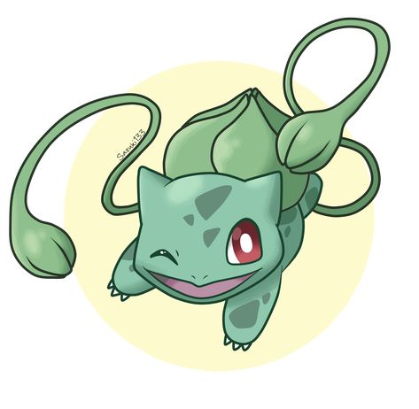 Bulbasaur Drawing, Bulbasaur Tattoo, Pokemon References, Plant Icons, Bulbasaur Pokemon, Pokemon Painting, Plant Icon, Art Mediums, Pokemon Tattoo