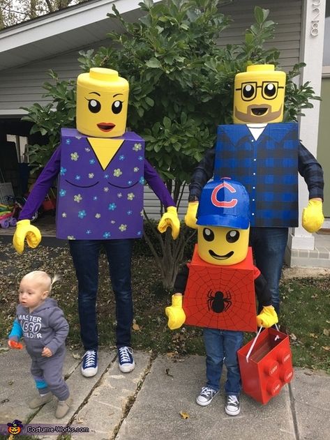 Lego Costume Diy, Lego Halloween Costumes, Lego Costumes, Lego Dog, T6 California, Lego Costume, Lego Halloween, Easy Diy Costumes, Lego Mini