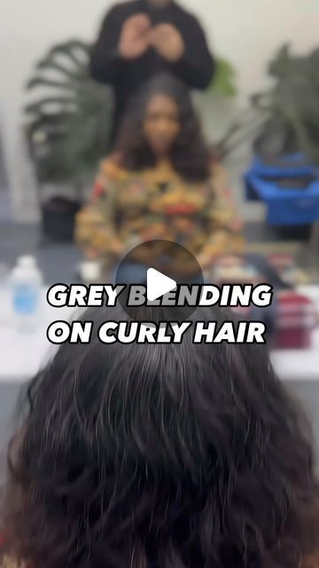 Glen Hew on Instagram: "Grey Blending Balayage on Curly Hair ✨

@kamihairgroup Signature Service - GREY BLENDING BALAYAGE 

#embraceyourgrey #greyblending #greyblendinghighlights #greyhair #greyhairdontcare #greyhairmovement #greyhairtransition #greyhaircolor #greyhairmodel #greyhairrevolution #greyhairtransformation #hairreel #haireels #reelhair #reelshair #kamihairgroup #kamisalon" Grey Blending Balayage, Blending Balayage, Balayage On Curly Hair, Grey Hair Model, Grey Blending, Grey Hair Don't Care, Dark Curly Hair, Grey Curly Hair, Grey Hair Transformation