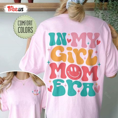 Cool Moms Shirt In My Girl Mom Era Trendy Tee Check more at https://iteeus.com/product/cool-moms-shirt-in-my-girl-mom-era-trendy-tee/ Club Tshirt, Cool Aunt, Auntie Shirts, New Aunt, Aunt Shirts, Mom Era, Moms Club, Comfort Colors Shirt, Pregnancy Gifts