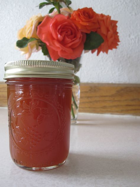 Wild Rose Hip Jelly, Rose Hip Jelly Recipe, Rose Hip Jelly, Jelly Recipe, Rose Hips, Jelly Recipes, Yes I Can, Jams & Jellies, In The End