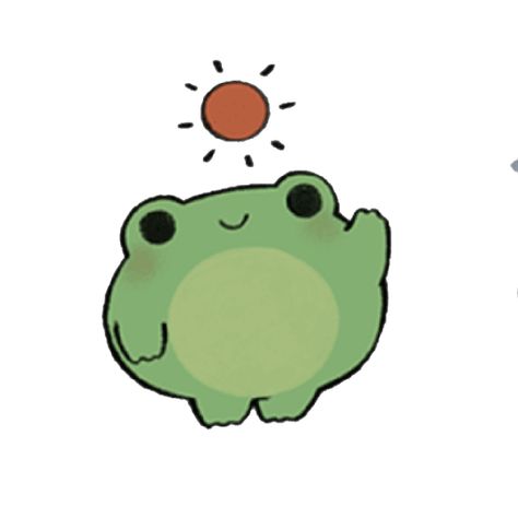 Sapo Aesthetic, Ayunoko Frog, Frog Wallpaper, Frog Pictures, Frog Drawing, Frog Art, Cute Animal Drawings Kawaii, Make Your Own Stickers, Cute Doodle Art