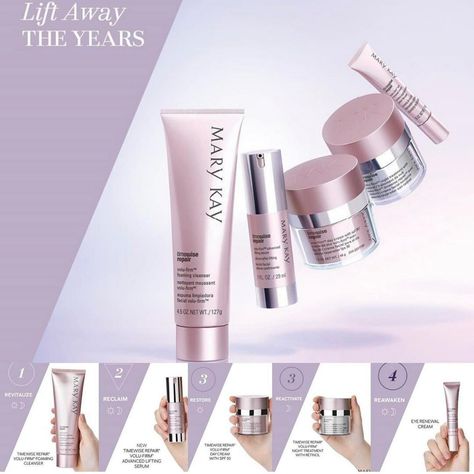 Mary Kay Repair Set, Mary Kay Timewise Repair, Timewise Repair, Imagenes Mary Kay, Mary Kay Party, Mary Kay Skin Care, Mary Kay Timewise, Skin Care Collection, Deep Lines