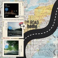 Travelogue Ideas, Album Photo Voyage, Travel Journal Ideas, Scrapbooking Layouts Travel, Travel Scrapbook Pages, Travel Journal Scrapbook, Images Disney, Travel Album, Vacation Scrapbook