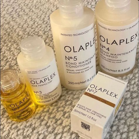 Olaplex Hair | Olaplex Bundle Set | Color: Red | Size: Os Olaplex Hair Care, Opalex Hair Shampoo And Conditioner, Oplex Hair Products, Olaplex Bonding Oil, Olaplex Products, Bonding Oil, Olaplex Shampoo, Baby Ferrets, Chanel Hydra Beauty