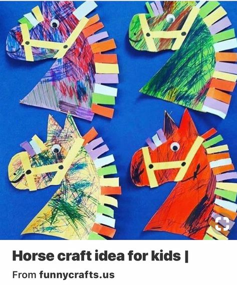 Horse Crafts Kids, Rodeo Crafts, Equestrian Funny, Wild West Crafts, Horse Memes, Cowboy Crafts, Wild West Theme, Farm Animal Crafts, Pig Crafts