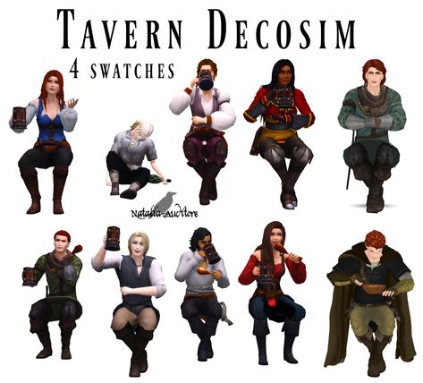 Deco Sims, Sims 4 Cc Patreon, Adventurer's Guild, Cc Patreon, Sims Medieval, Tumblr Sims 4, Viking Clothing, Sims House Design, Adventure Outfit