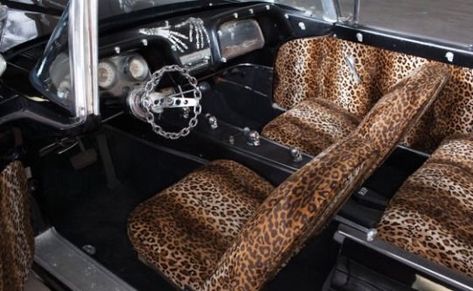 Cars Ideas, Pretty Cars, Unique Cars, May 1, Seat Covers, Car Interior, Vintage Cars, Leopard Print, Cars