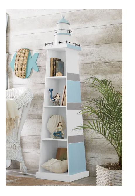 Beach House Decor Living Room, Lighthouse Decor, Beach House Interior Design, Home Design Inspiration, Beach Room, Coastal Home Decor, Beachy Decor, Shell Collection, Beach Theme Decor