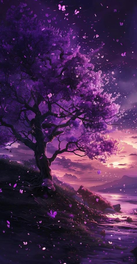 Pretty Wallpapers Backgrounds Aesthetic, Fandom Wallpaper, Purple Flowers Wallpaper, Dreamy Artwork, Pretty Phone Wallpaper, Beautiful Wallpapers Backgrounds, Beautiful Locations Nature, Cool Wallpapers Art, Beautiful Landscape Wallpaper