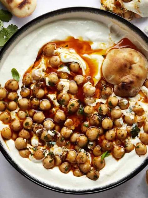 Our Most Popular Whipped Dips Whipped Dips, Marinated Chickpeas, Chickpea Dip, Whipped Feta Dip, Cottage Cheese Salad, Roasted Olives, Quick Appetizer, Food Dolls, Healthy Appetizer