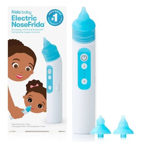 Frida Baby Electric NoseFrida Nasal Aspirator - 5pc Nasal Aspirators, Frida Baby, Baby Medicine, Nose Frida, Nose Cleaner, Congestion Relief, Nasal Aspirator, Baby List, Baby Must Haves