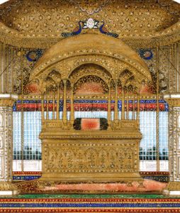 Peacock Throne, Manhattan Nyc, The Peacock, Blue Sapphire Rings, Peacocks, Natural Sapphire, True Beauty, Pink Sapphire, Taj Mahal