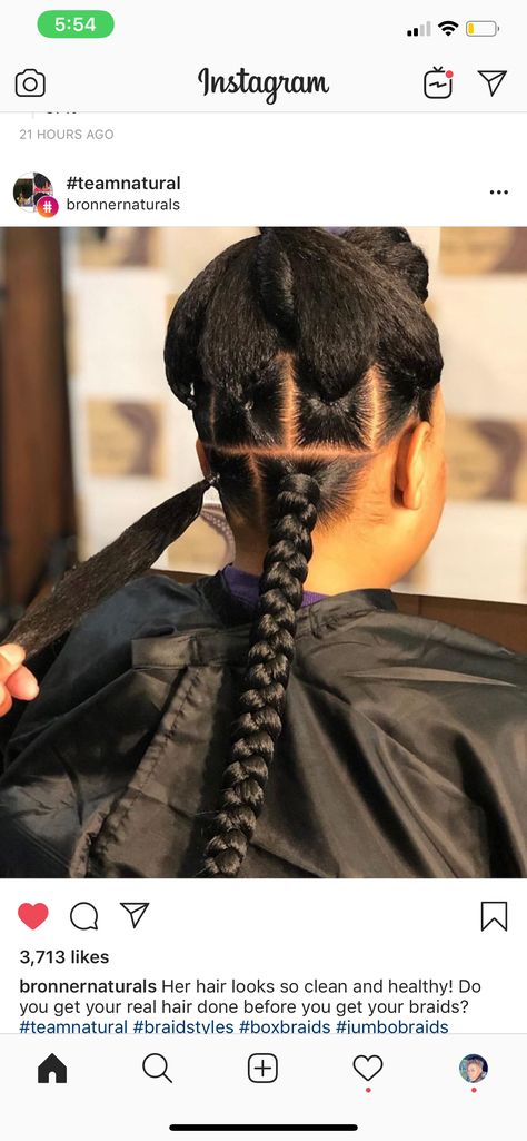 Braids With Accessories, Female Hairstyles, Big Box Braids, Short Box Braids, Big Box Braids Hairstyles, Jumbo Box Braids, Hot Hair Colors, Long Box Braids, Jumbo Braids