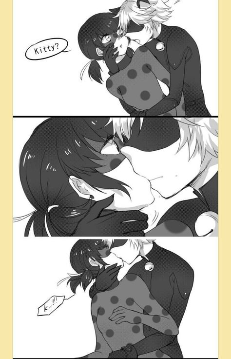 3/8 Ladynoir Sin, Ladynoir Comic, Marichat Comic, Ladybug Kiss, Miraculous Ladybug Kiss, Tikki Y Plagg, Ladybug Art, Miraculous Ladybug Wallpaper, Miraculous Ladybug Fanfiction