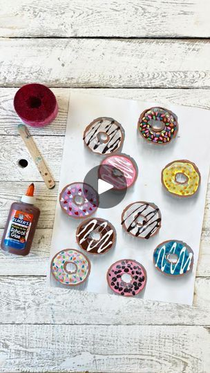 118K views · 10K reactions | Fifth Grade Early Finisher Donut Project 

You Will Need: 
Pool Noodles 
Paint 
Popsicle sticks 
Paint Brushes 

#artteachersofinstagram #artteachersofig #elementaryartteachersofinstagram #artteachersofinsta #teachergram #teachersofinstagram #teachersofinsta #fifthgrade #fifthgradeart #elementaryteacher #elementaryart #easyart #easycraft #easycrafts #artideasforkids #kidsartideqs #artactivity #artactivityforkids #letsmakeart | Joel Scholten Donut Art Project For Kids, Donut Art Project, Donut Crafts, Donut Craft, Dyi Art, Donut Art, Art Education Lessons, 4th Grade Art, Art Camp