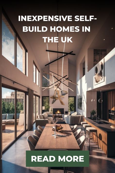 Explore ways to build your own home without spending a fortune. Get tips, inspiration, and practical advice on creating cost-effective self-build houses in the UK. Build Your Own Home, Houses Uk, Upside Down House, Stunning Homes, Affordable Homes, Self Build Houses, Modular Construction, Geothermal Heating, Building Costs