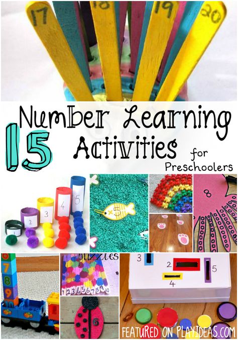 Your child will enjoy learning with these 15 number learning activities for preschoolers! There are so many different activities to try! Number Learning Activities, Learning Activities For Preschoolers, 15 Number, Number Learning, Learning Activities For Kids, Counting Objects, Math Activities For Kids, Teaching Numbers, Activities For Preschoolers