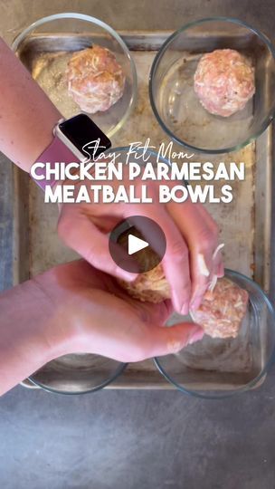 Chicken Parmesan Meatball Bowls, 50 Grams Protein Meals, Stay Fit Mom Meal Prep, Stay Fit Mom Recipes, Meatball Meal Prep, 50 Grams Of Protein, Macro Eating, Meatball Bowls, Stay Fit Mom