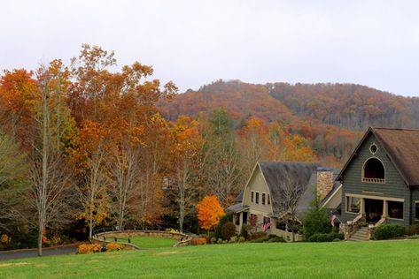 Black Mountain Village at Cheshire Fall In The Mountains, Peanut Butter Fingers, Big Blanket, Butter Fingers, Lake Lure, Black Mountain, Mountain Village, I Want To Travel, Beautiful Sights