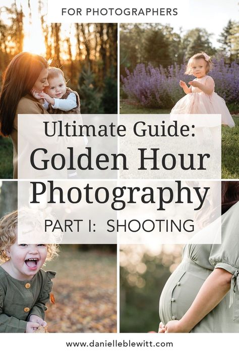 Maternity Photography Tips, Photography Lighting Techniques, Sunset Family Photos, Golden Hour Photoshoot, Photo Shoot Tips, Manual Photography, Golden Hour Photos, Golden Hour Photography, Outdoor Family Photos