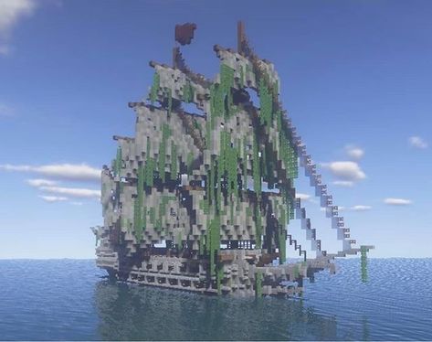 Minecraft Inspiration в Instagram: «The Flying Dutchman in Minecraft🤯👍🏻 By u/Den_Dre Follow:@minecraftinspirational Follow:@minecraftinspirational Rate this build…» Minecraft Underwater, Minecraft Building Blueprints, Minecraft A, Minecraft Building Guide, The Flying Dutchman, Minecraft Structures, Minecraft Interior Design, Bangunan Minecraft, Minecraft Castle