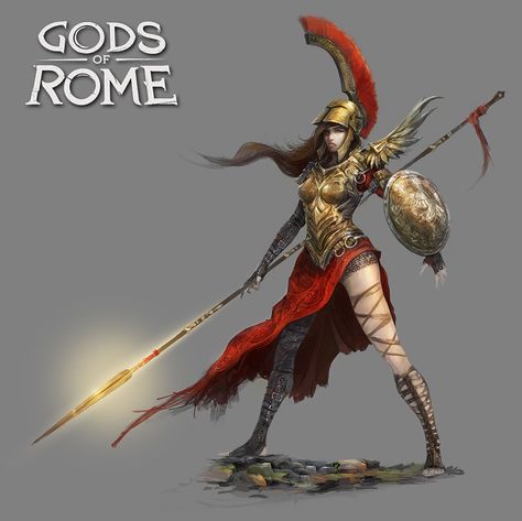 ArtStation - Gods of Rome - Characters Roster - Gameloft, Alexandre Chaudret God Concept Art, Concept Art Character Design, Ancient Greek Goddess, Art Character Design, Greek Warrior, Greek Mythology Art, Athena Goddess, Concept Art Character, Paris Art