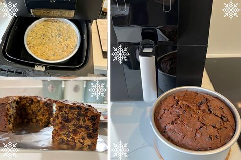 Can you bake Christmas cake in an air fryer? I did, and this is how much quicker it really was — GoodtoKnow Air Fryer Christmas Cake, Jubilee Crown, Jubilee Cake, Mini Christmas Cakes, Bake Cupcakes, Bake Christmas, Crown Cake, Cake Mixture, Christmas Cake Recipes