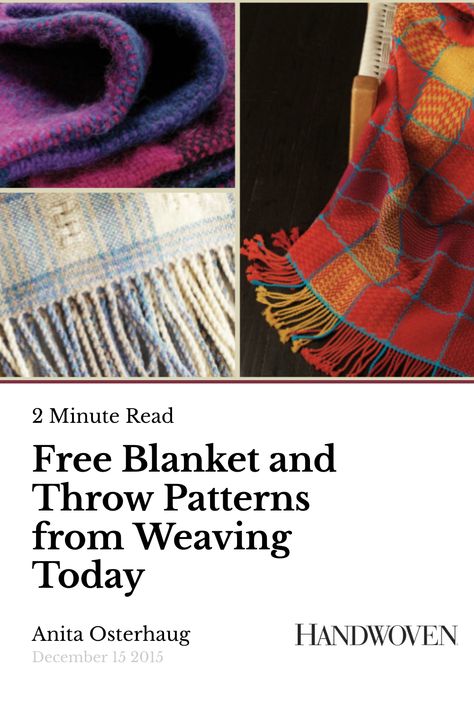 Rigid Heddle Blanket, 4 Shaft Weaving Patterns, Weaving Drafts 4 Shaft, Weaving Stitches, Woolen Throw, Loom Projects, Throw Blanket Pattern, Handwoven Throw, Weaving Loom Projects