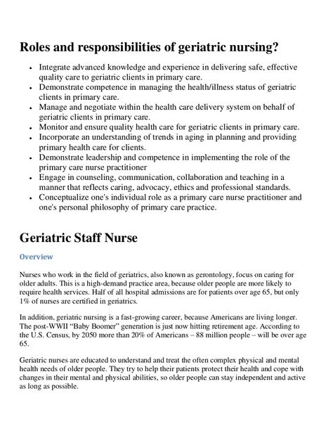 Roles and responsibilities of geriatric nursing Ltc Nursing, Gerontology Nursing, Long Term Care Nursing, Geriatric Nurse, Nurse Ratchet, Learning Anatomy, Private Duty Nursing, Geriatric Nursing, Cna Jobs