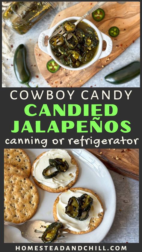 Easy Cowboy Candy, Cowboy Candy Recipe, Jalapeno Recipe, Pizza Tacos, Canned Jalapenos, Cowboy Candy, Homestead Gardening, Candied Jalapenos, Jalapeno Recipes