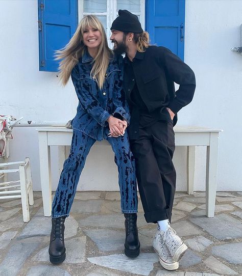 Heidi Klum (@heidiklum) • Instagram photos and videos Heidi Klum Family, Tom Kaulitz And Heidi Klum, Hendery Wayv, Tom Kaulitz, Tokio Hotel, Heidi Klum, Perfect Man, Future Husband, Funny Moments