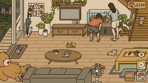 Adorable Home Game, Adorable Home Game Design Ideas, Gaming Aesthetic, Gaming Lounge, Adorable Home, Adorable Homes Game, House Games, Lounge Design, Gaming Decor