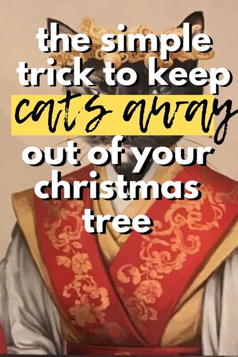 Cat Proof Christmas Tree, Cheap Christmas Trees, Christmas Tree Base, Cat Proofing, Collars Diy, Cat Christmas Tree, Tree Collar, How To Make Christmas Tree, Cheap Trick