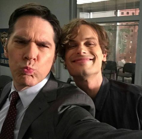 Thomas Gibson a.k.a Aaron Hotchner | Matthew Gray Gubler a.k.a Dr. Spencer Reid Emily Prentiss, Dr Reid, Kaptan Jack Sparrow, Penelope Garcia, Derek Morgan, Paget Brewster, Aaron Hotchner, Dr Spencer Reid, Thomas Gibson