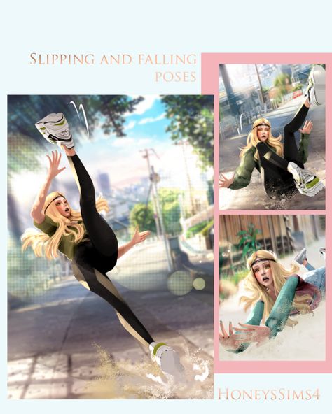 Sims 4 Falling Pose, Book Pose, Sims Aesthetic, Hot Summer Dresses, Single Poses, Sims 4 Couple Poses, Sims Poses, Ts4 Poses, Layered Crop Top