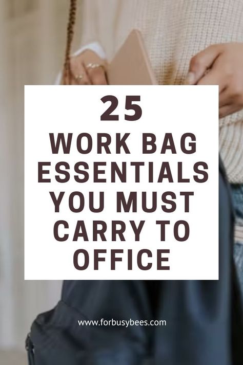 25 Work bag essentials for women Organized Work Bag, What’s Inside My Work Bag, Purse Essentials Everyday, Work Bag Essentials The Office, Office Bag Essentials, Uni Bag Essentials, Bag Essentials List, What Is In My Bag, Work Bag Essentials