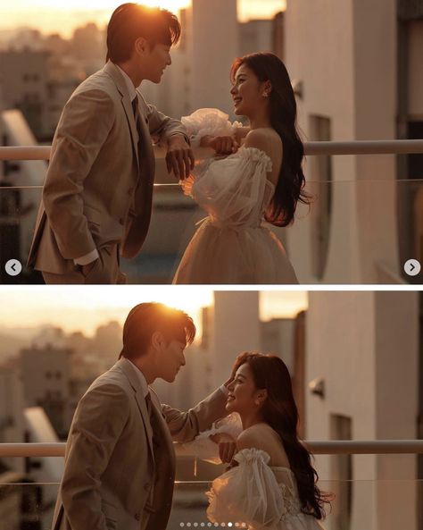 Engagement Photoshoot Korean, Dreamy Prewedding Photoshoot, Couple Photoshoot Poses Korean, Kdrama Wedding Photoshoot, Japan Wedding Photoshoot, Korean Inspired Prenup, Engagement Photos Korean, Ethereal Couple Photoshoot, Prewedding Pose Ideas