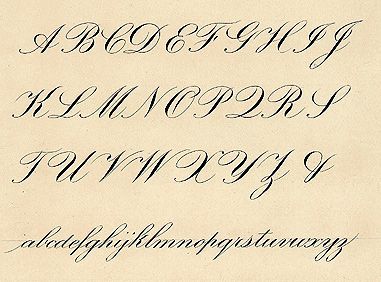 Copperplate Alphabet Cursive Calligraphy Alphabet, Calligraphy Writing Styles, English Calligraphy, Pointed Pen Calligraphy, Cursive Calligraphy, Calligraphy Tutorial, Copperplate Calligraphy, Handwriting Alphabet, Hand Lettering Inspiration