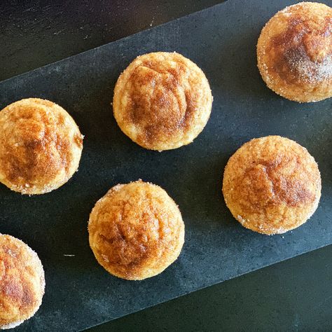 Cinnamon Sugar Protein Pancake Muffins Protein Pancake Muffins, Cinnamon Sugar Butter, French Apple Tart, Butter Toast, Protein Pancake Mix, Pancake Muffins, Yummy Healthy Breakfast, Filled Muffins, Protein Muffins