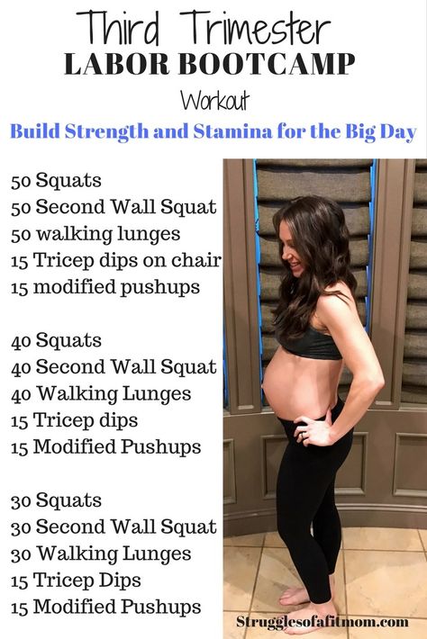 Third trimester prenatal workout. Stay strong for labor and delivery! Baby Workout, Prenatal Workout, Jillian Michaels, Boot Camp Workout, Muscles In Your Body, Easy Yoga Workouts, Pregnancy Health, Labor And Delivery, Third Trimester