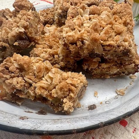 Sour Cream Raisin Pie, Raisin Bars, Oatmeal Raisin Bars, Raisin Pie, Sour Cream Recipes, Recipes Christmas, Bar Cookies, Oatmeal Raisin, Candy Cookies